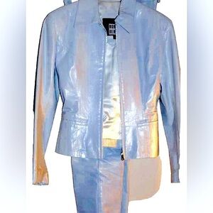 North Beach Leather Jacket Pant Suit Michael Hoban lknew 8